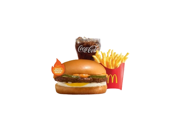 Spicy Beef Burger Special Medium McValue Meal